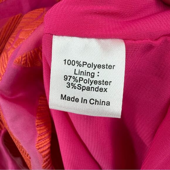 Tuckernuck Red Fil Coupe Floral Palmerston Dress in red Size M - Picture 9 of 12